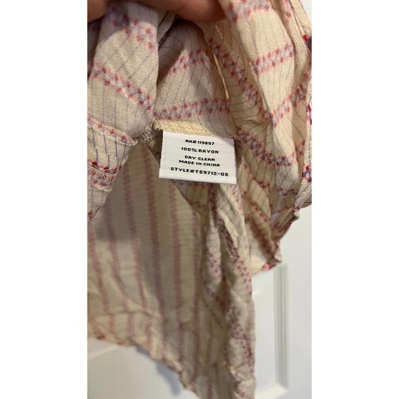 Collective Concepts Pink striped handkerchief hem S - Picture 6 of 8